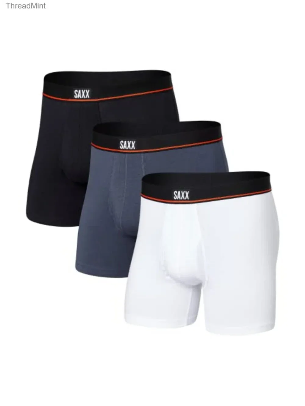Men's Non-Stop Cotton Relaxed Fit Boxer Brief Fly 3-Pack
